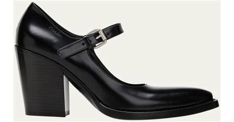 prada block heel over-the-knee